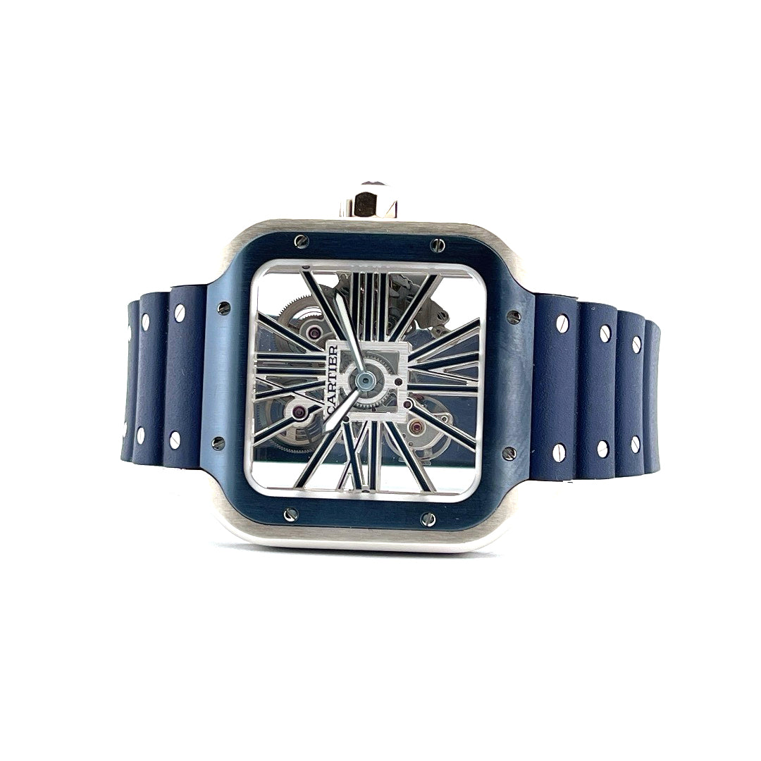 Skeleton cartier watch sale