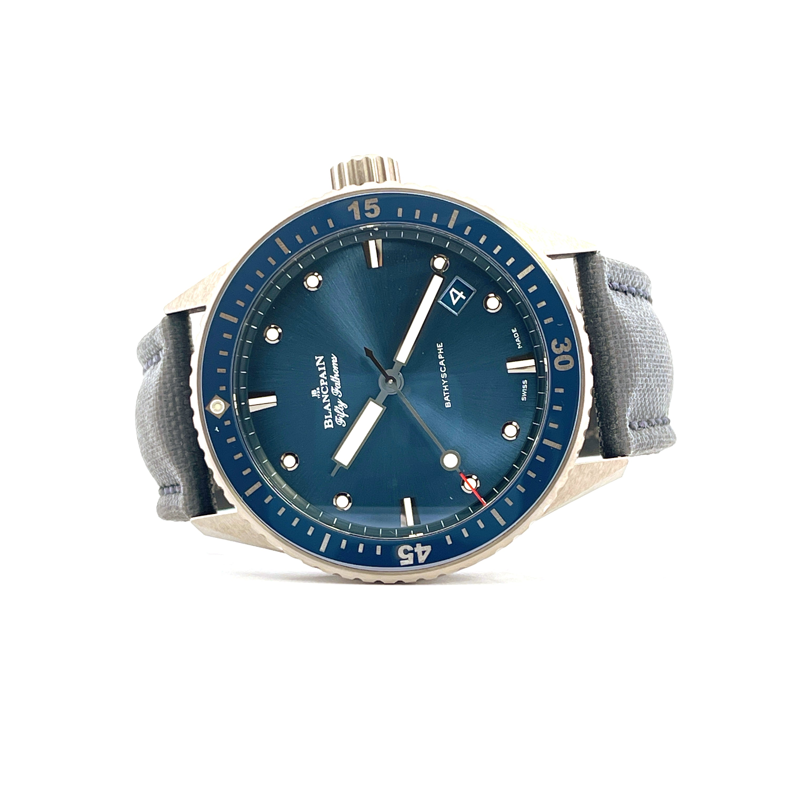 Blancpain fifty fathoms blue online