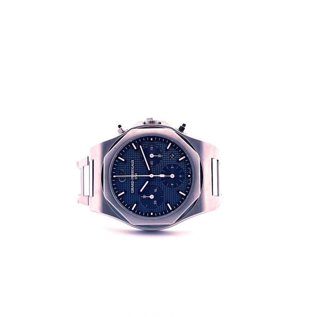 Laureato Chronograph steele blue Juwelier Spliedt