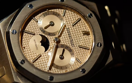 AUDEMARS PIGUET ROYAL OAK DAY-DATE & MOONPHASE GOLD Referenz 25594BA