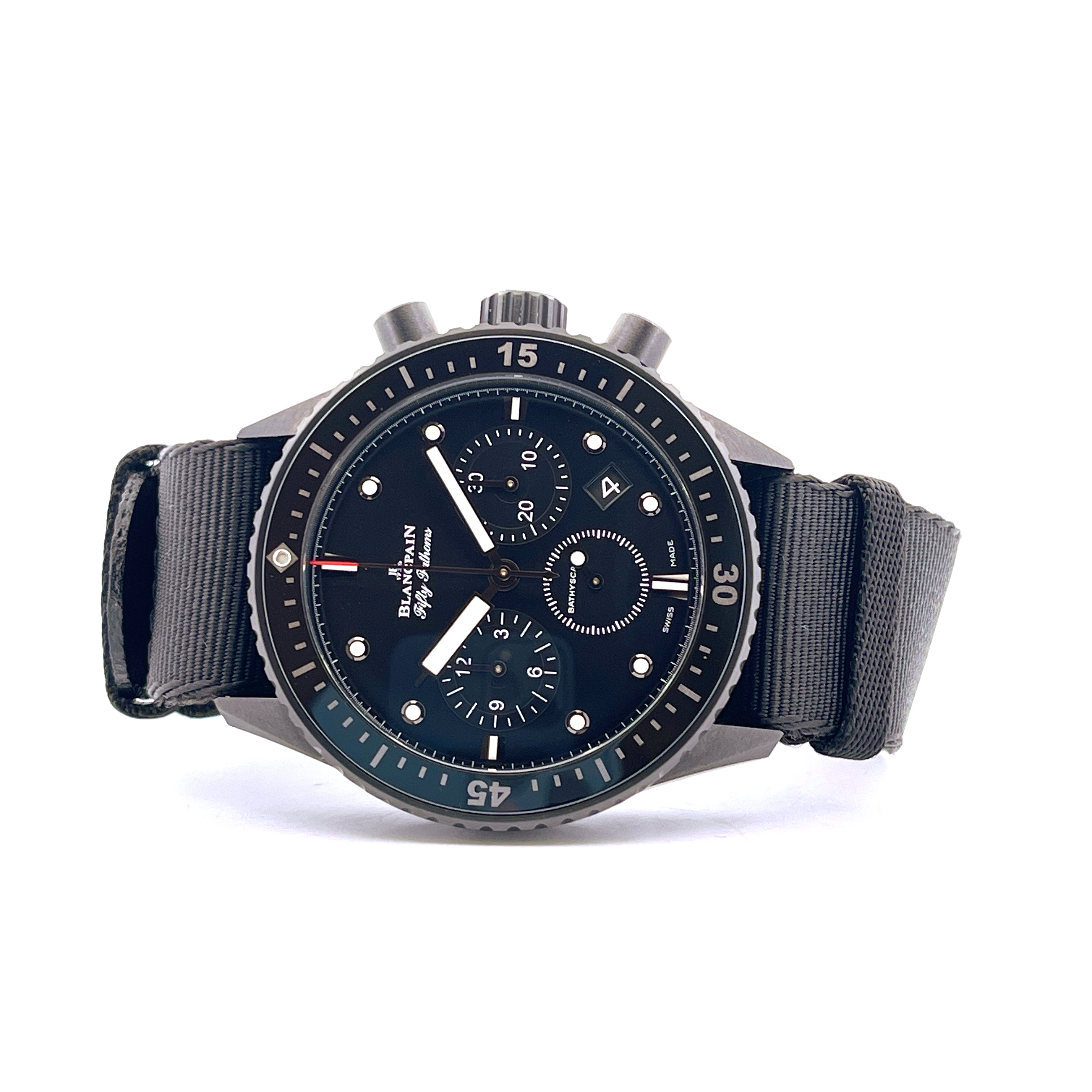 Blancpain fifty fathoms bathyscaphe ceramic on sale