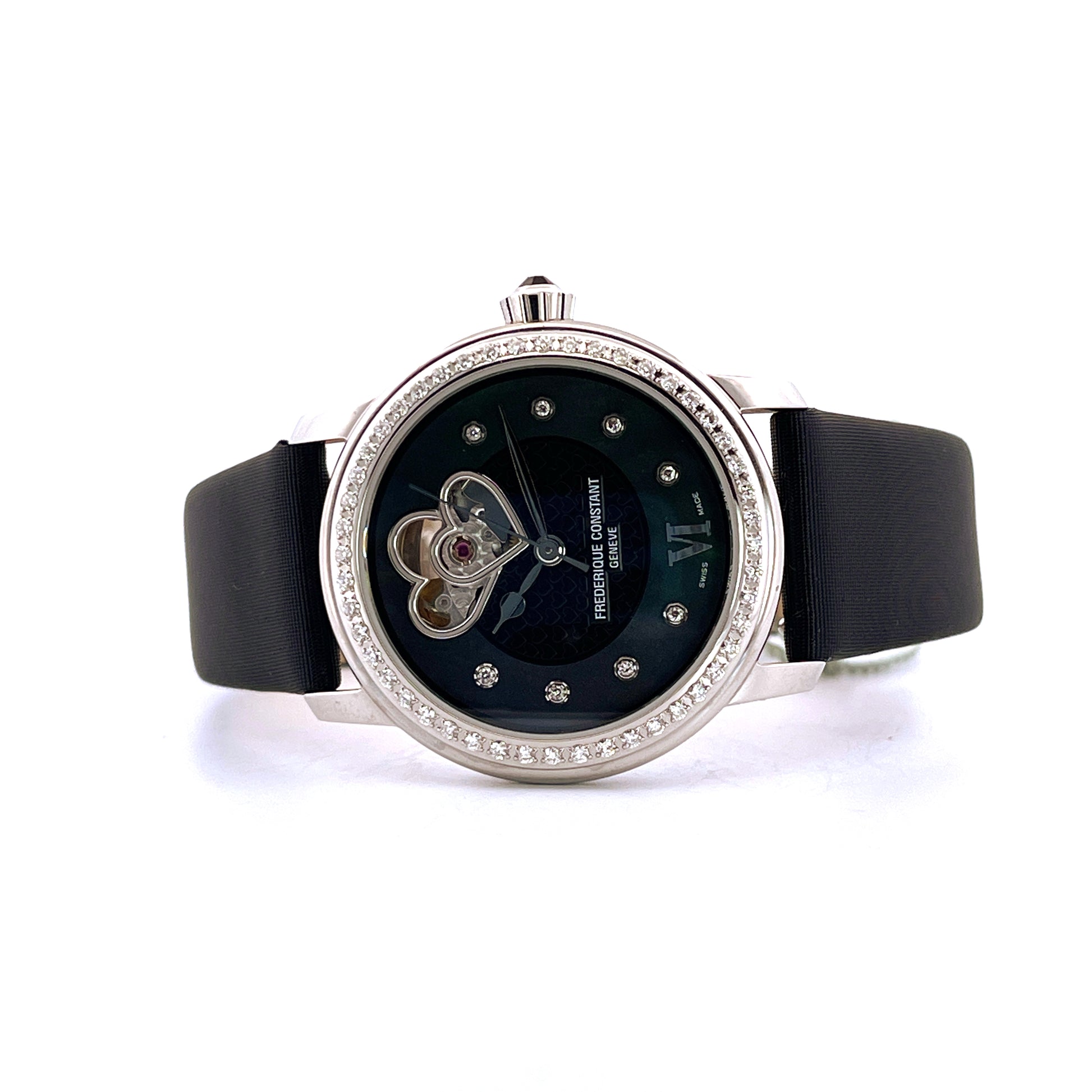 Frederique Constant - Frederique Constant Double Heart Beat Mother of Pearl - Juwelier Spliedt