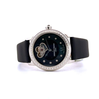 Frederique Constant - Frederique Constant Double Heart Beat Mother of Pearl - Juwelier Spliedt