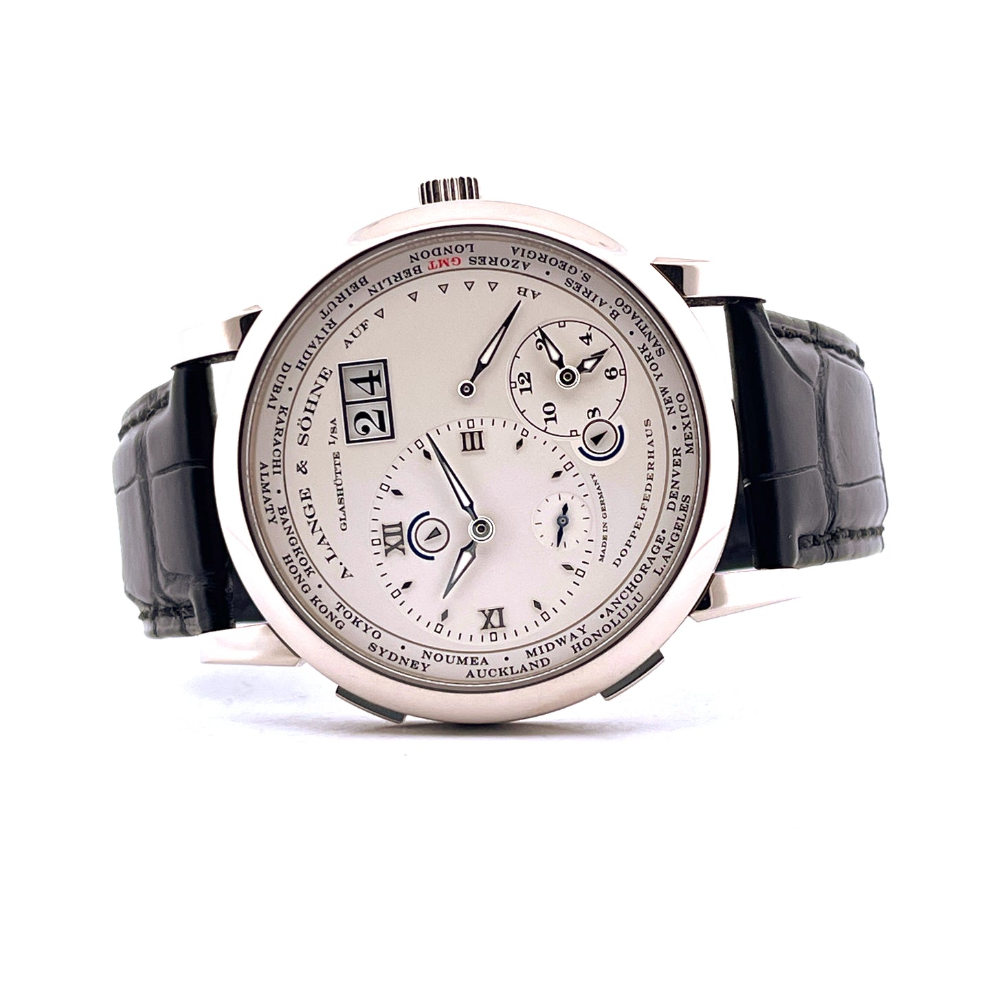 A. Lange & Söhne - Lange 1 Time Zone Whitegold - Juwelier Spliedt