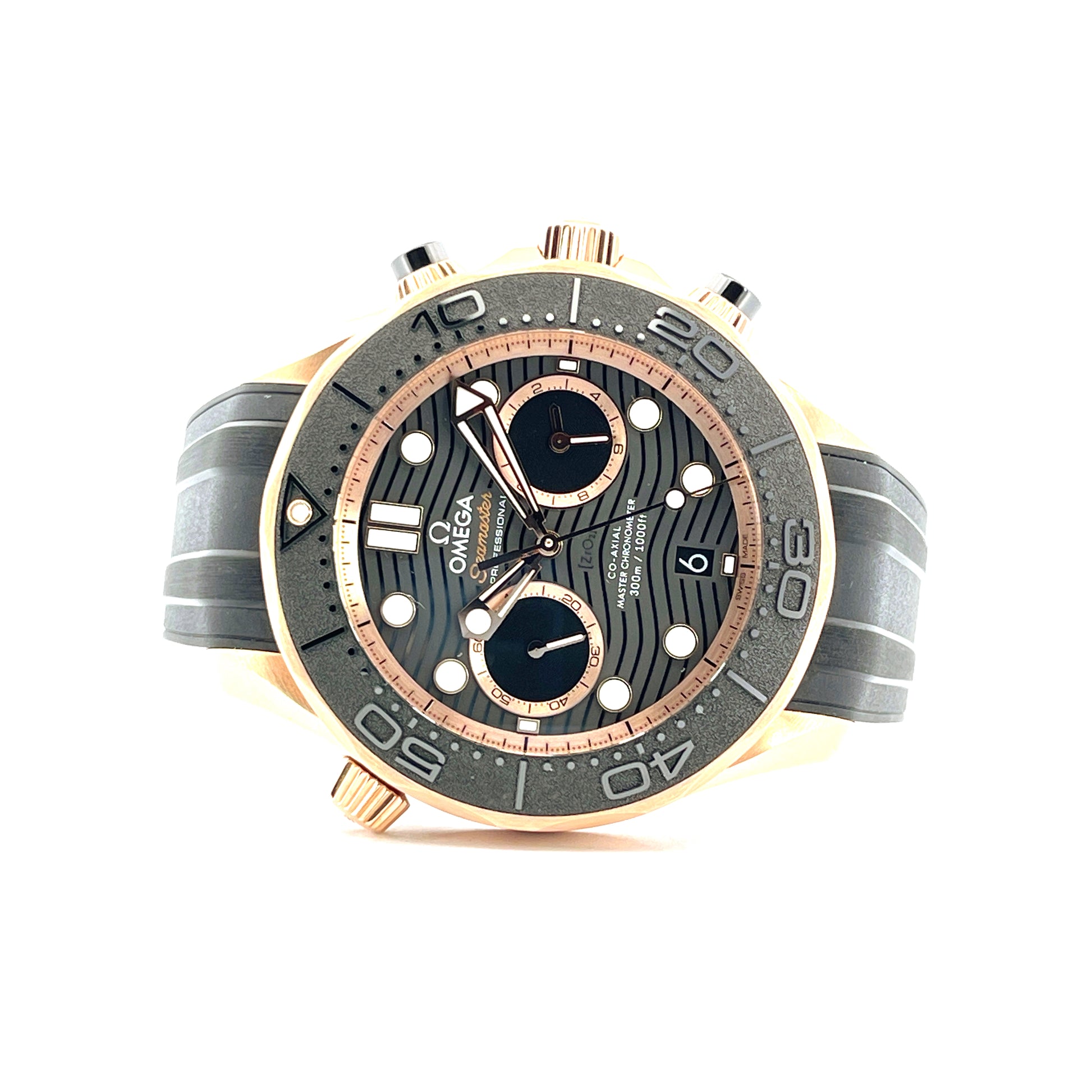 Omega - Omega Seamaster Diver Master Chronometer Chronograph Roségold - Juwelier Spliedt