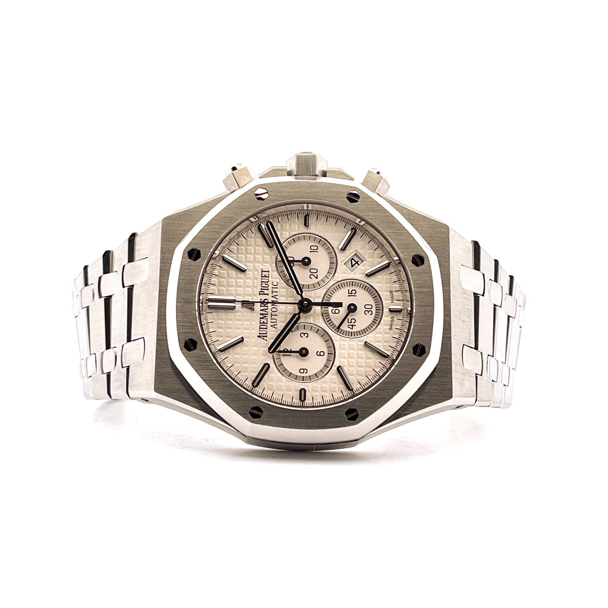 Audemars Piguet - Audemars Piguet Royal Oak Chronograph Silver - Juwelier Spliedt