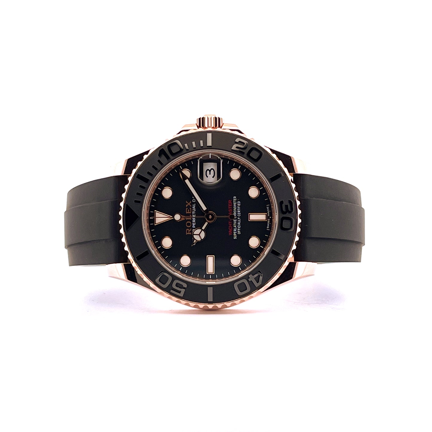 Rolex Yacht-Master 37 Everose Oysterflex