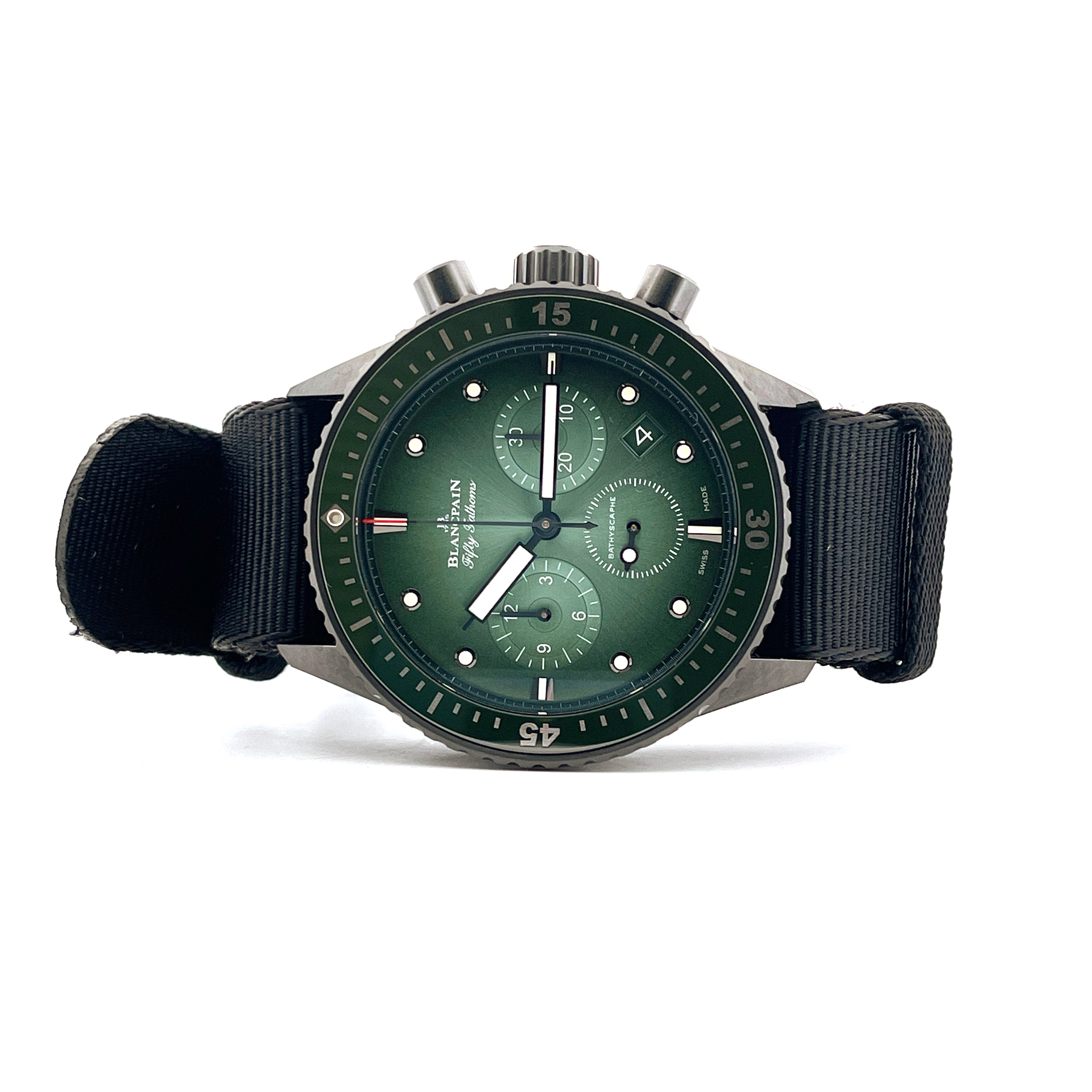 Blancpain fifty fathoms bathyscaphe flyback chronograph online