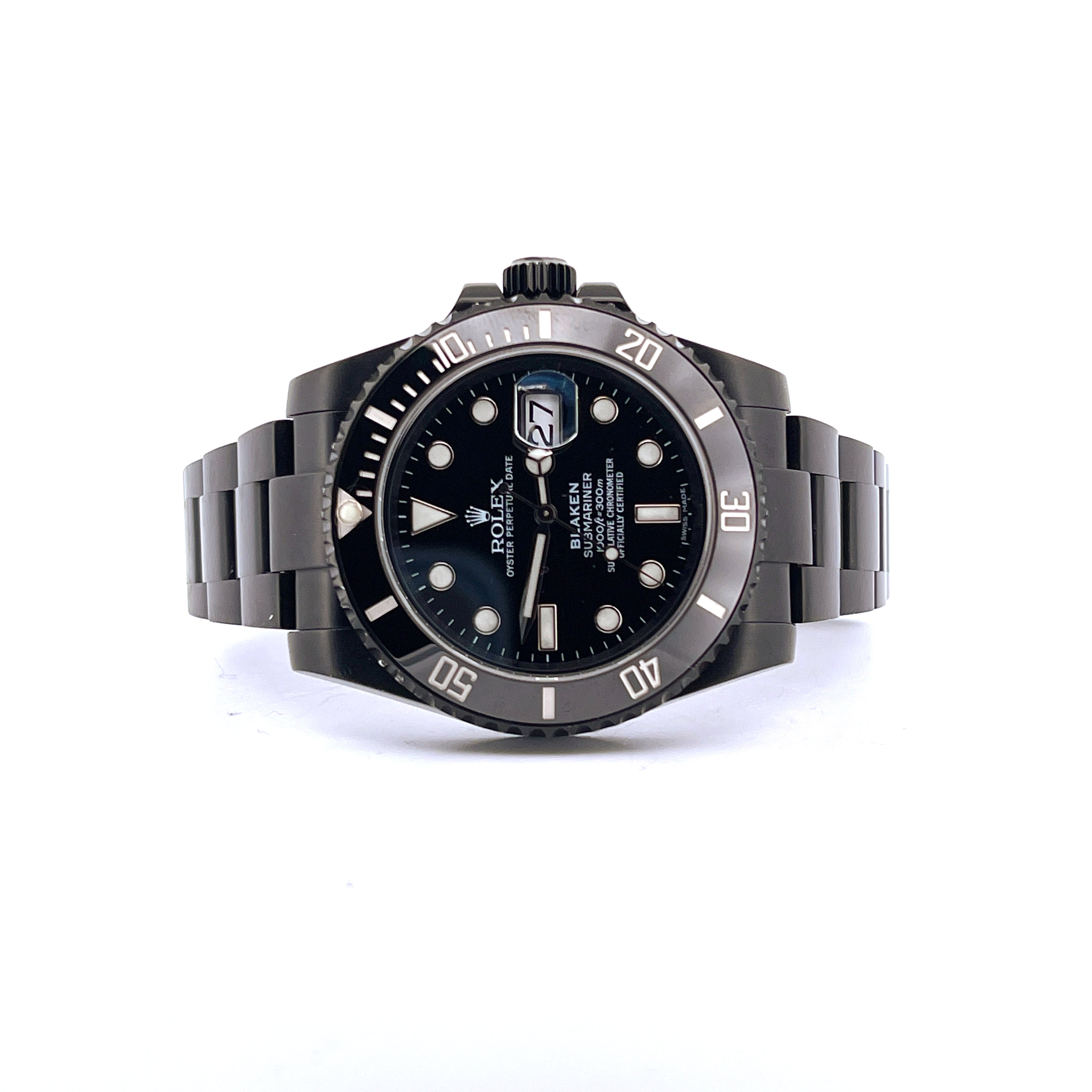 Rolex blaken sale