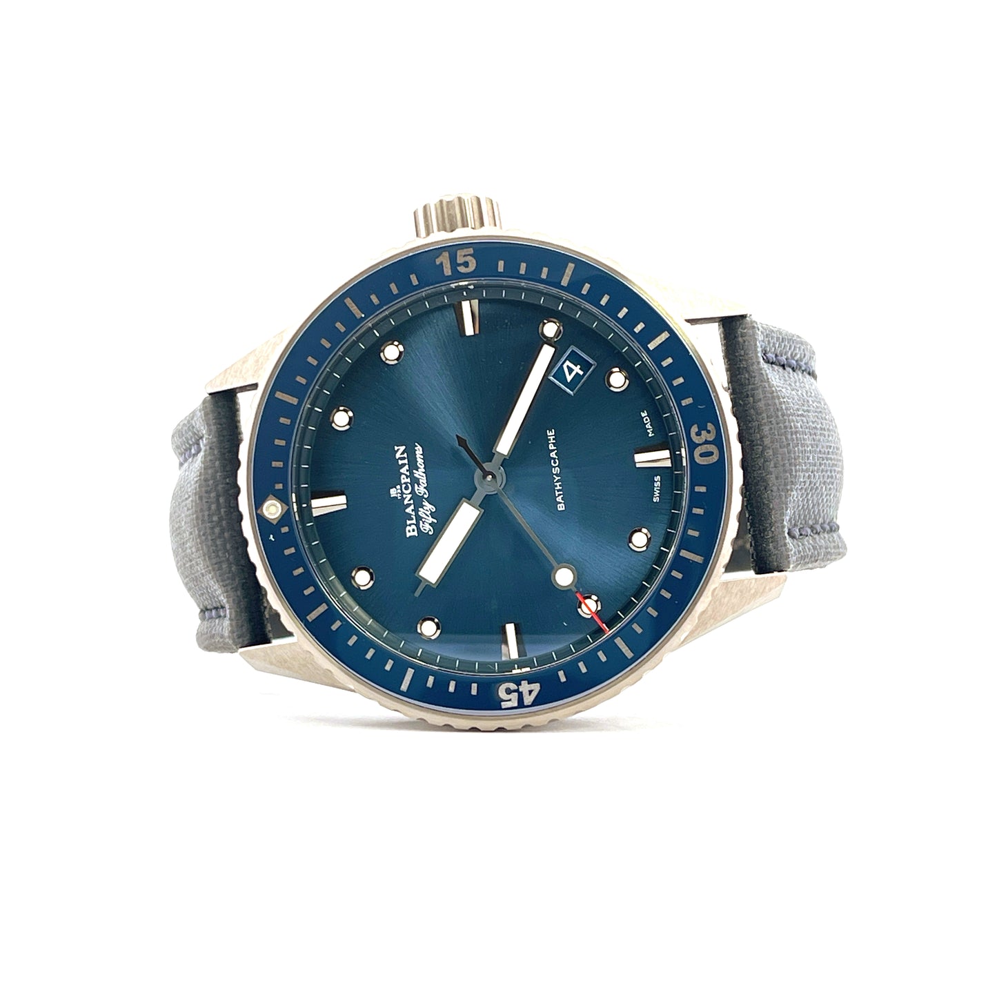 Blancpain - Fifty Fathoms Bathyscaphe Ceramic Blue - Juwelier Spliedt