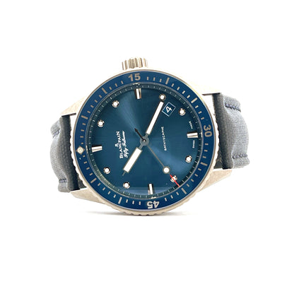 Blancpain - Fifty Fathoms Bathyscaphe Ceramic Blue - Juwelier Spliedt