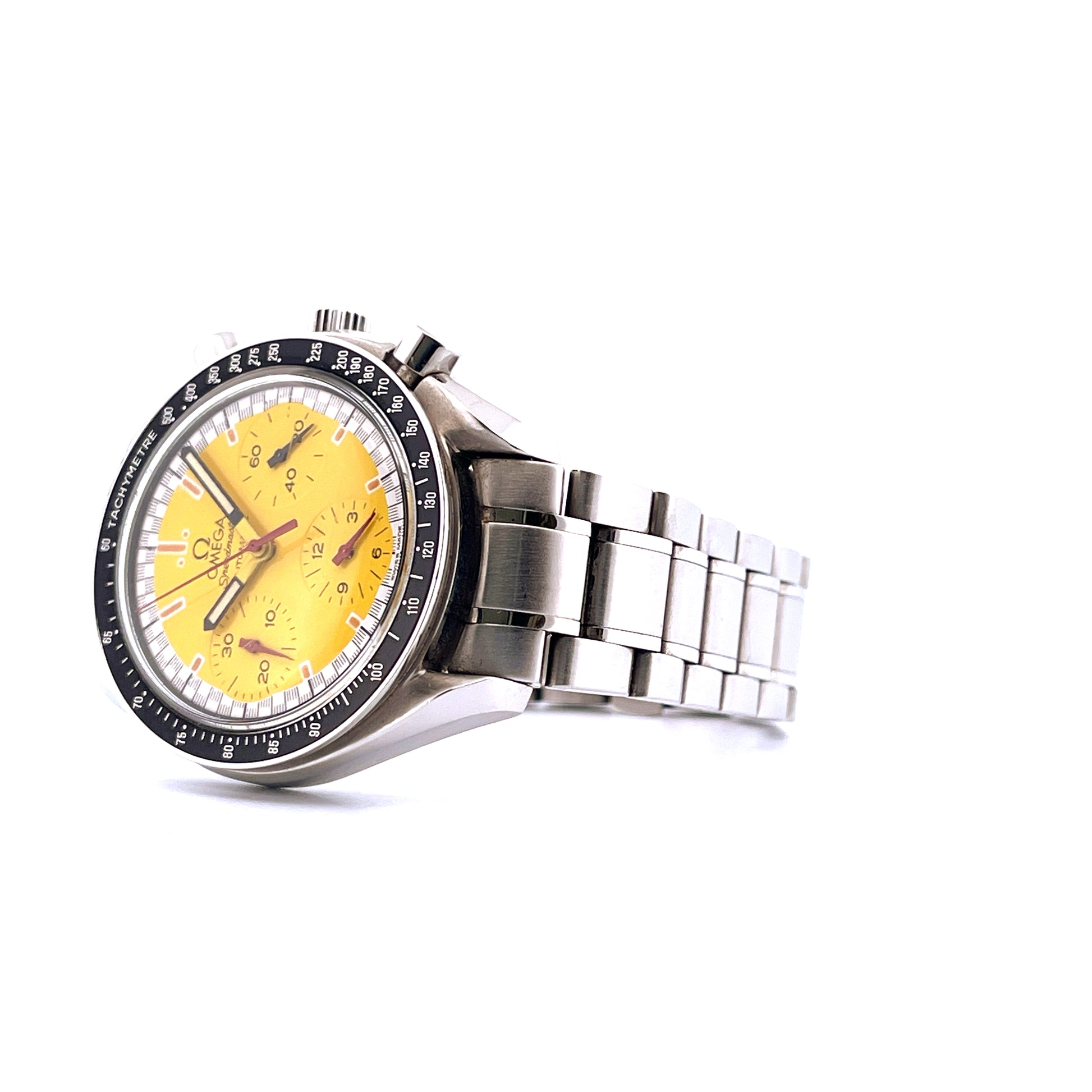 Omega - Speedmaster Reduced Michael Schumacher Yellow Edition - Juwelier Spliedt