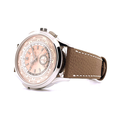 Patek Philippe World Time Chrono Flyback Salmon