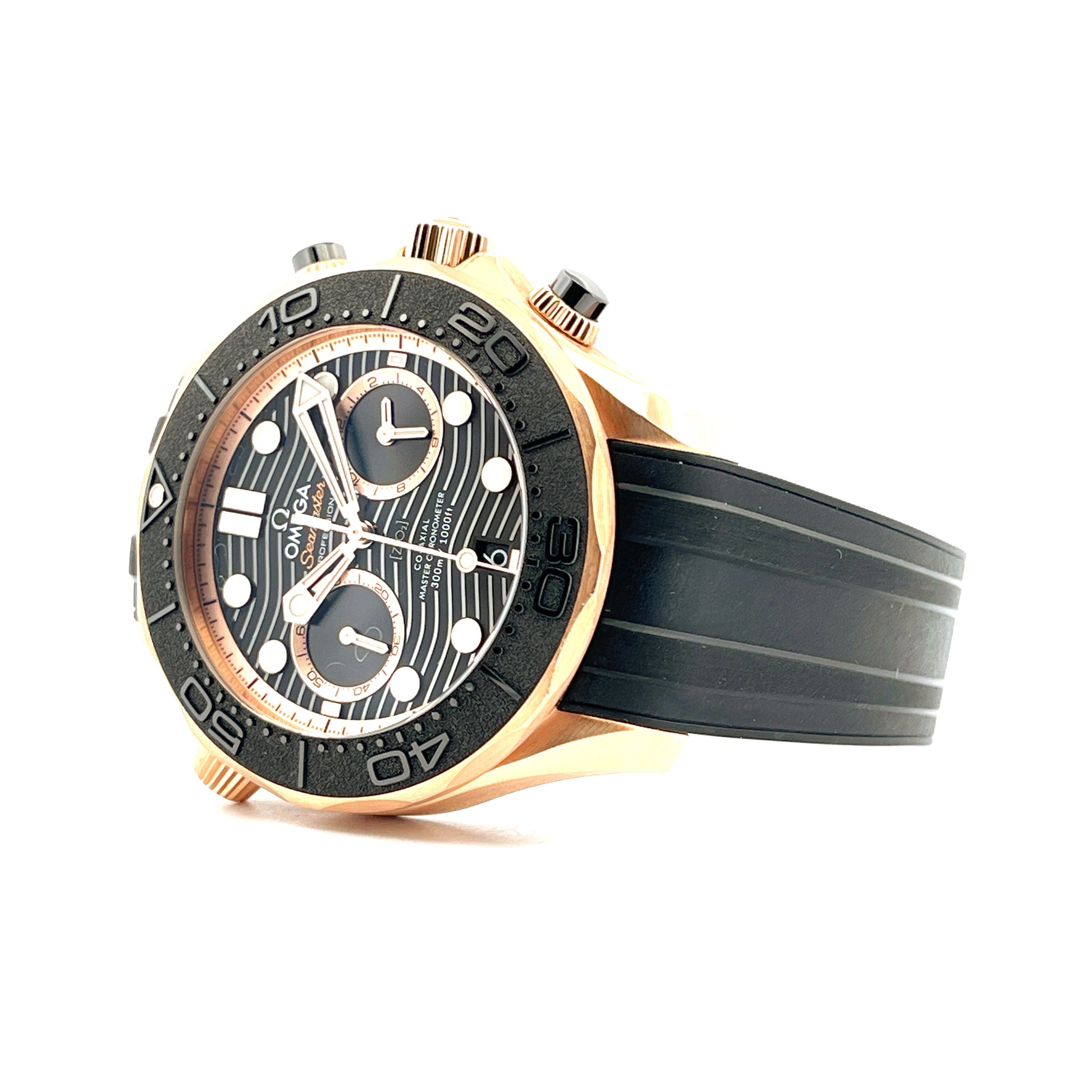 Omega - Omega Seamaster Diver Master Chronometer Chronograph Roségold - Juwelier Spliedt