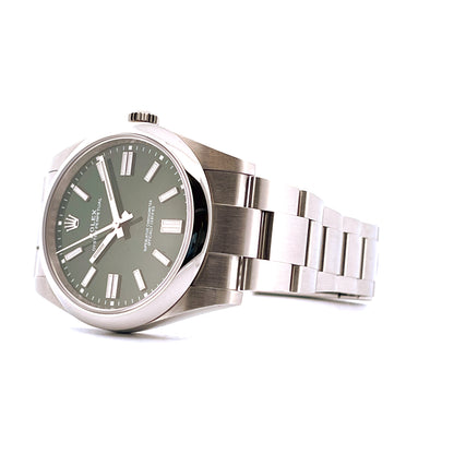 Rolex - Oyster Perpetual 41 Green - Juwelier Spliedt