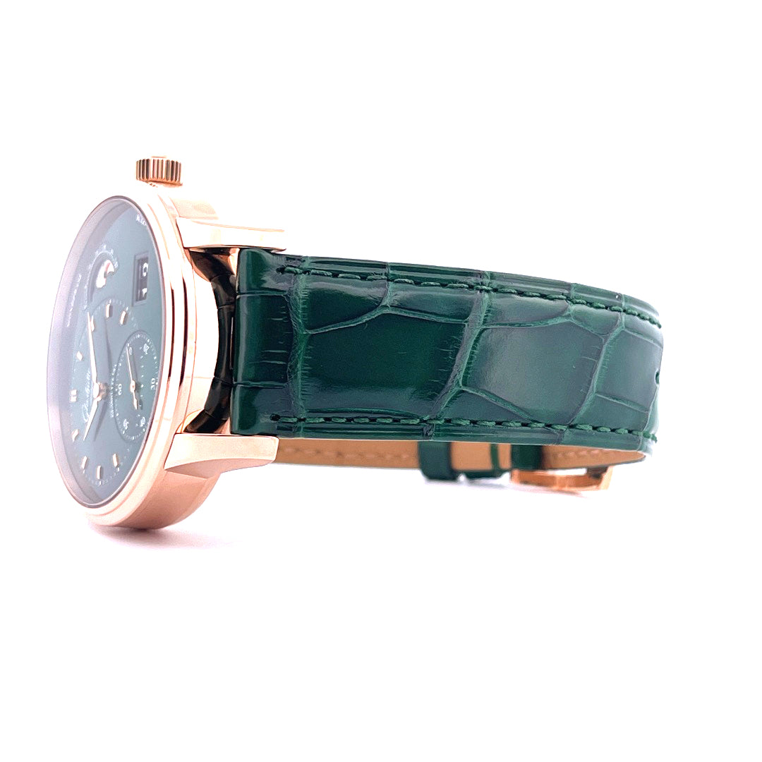 Glashütte Original - PanoMaticLunar Rosegold grün - Juwelier Spliedt - [product_ Artikelnummer]