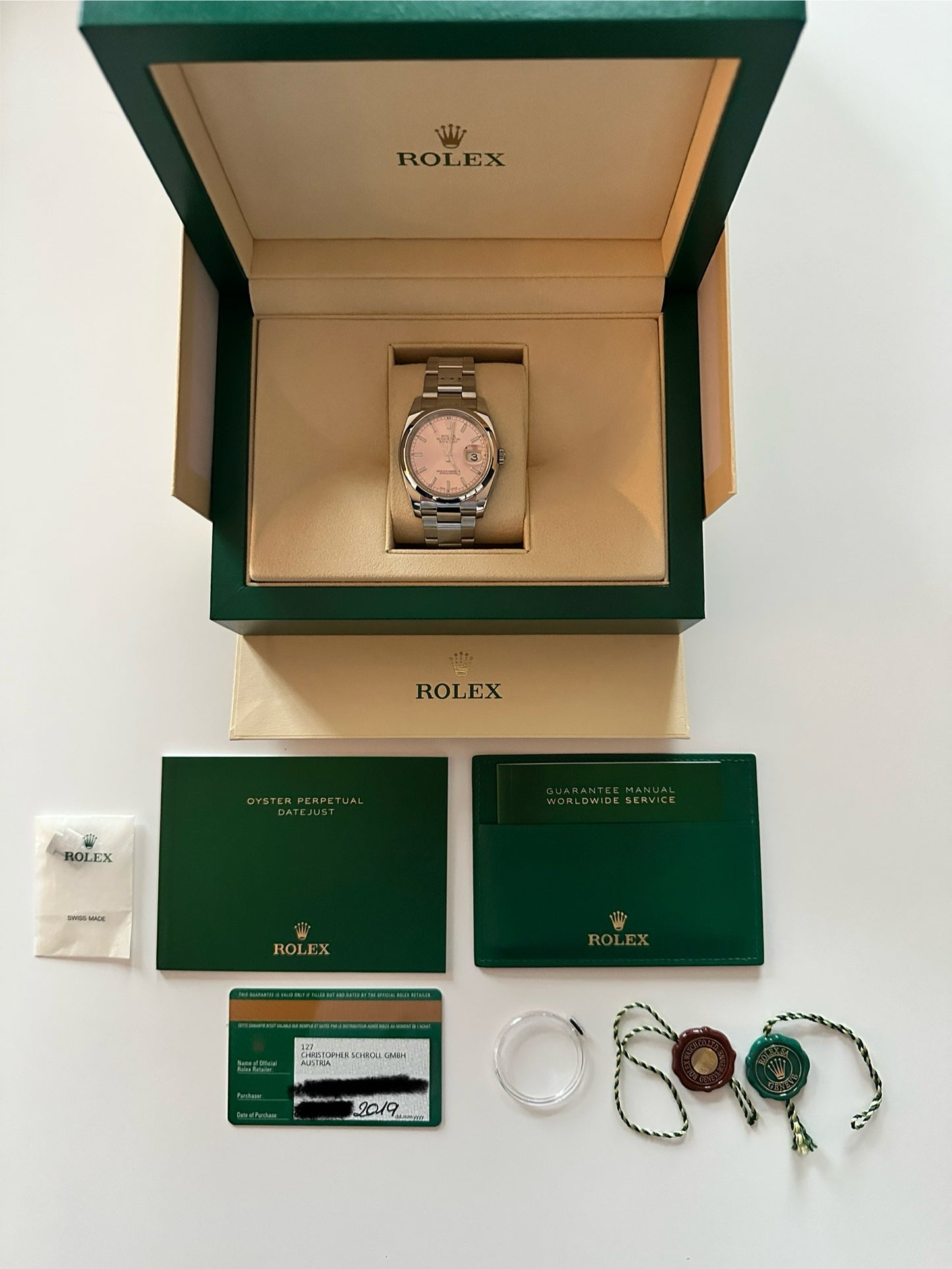 Rolex - Rolex Datejust 36 Pink - Juwelier Spliedt