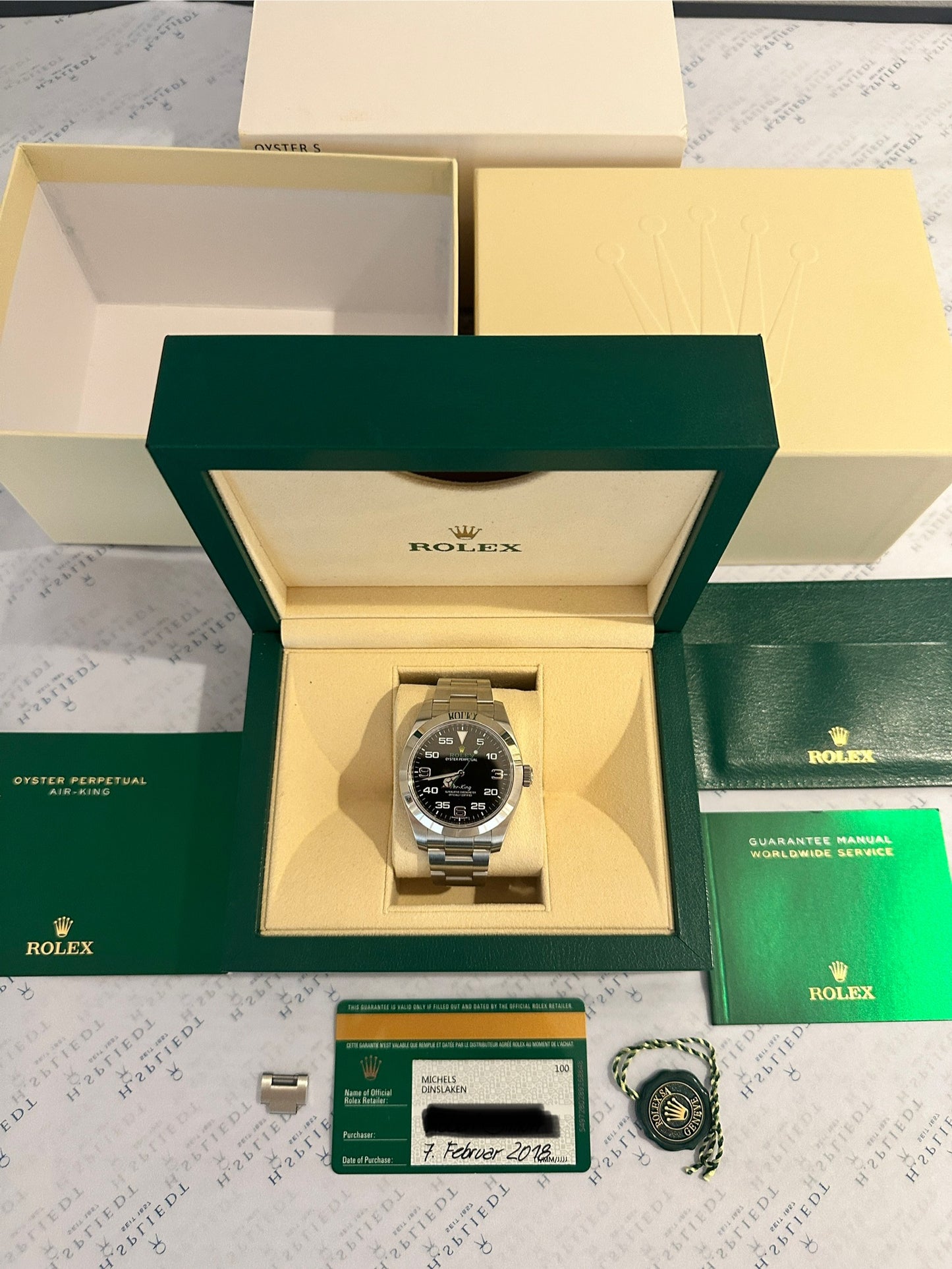 Rolex Air King 116900