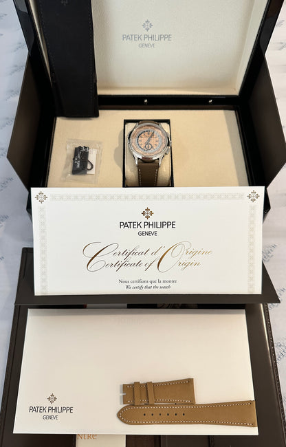 Patek Philippe World Time Chrono Flyback Salmon