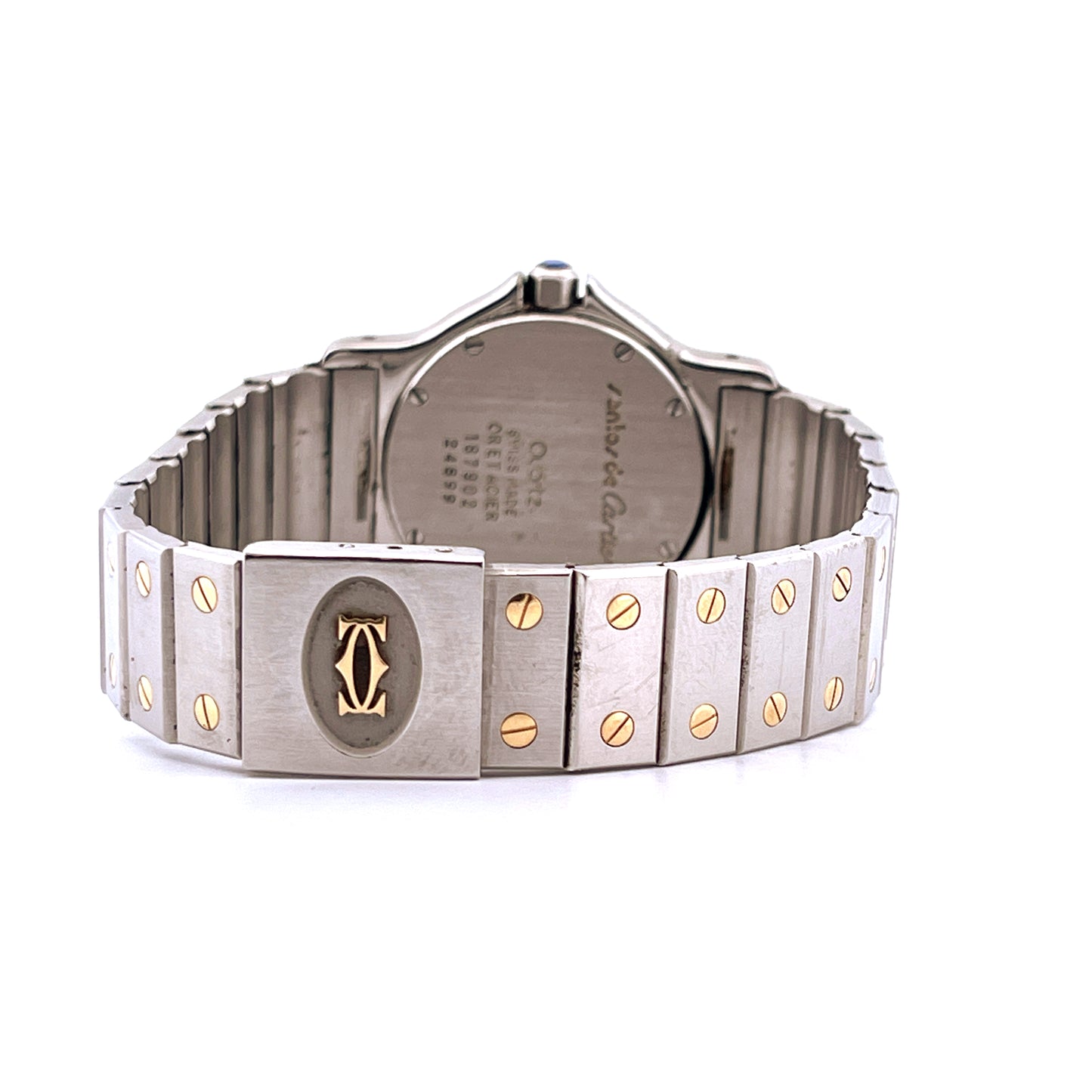 Cartier - Cartier Santos Ronde Steel & Gold - Juwelier Spliedt