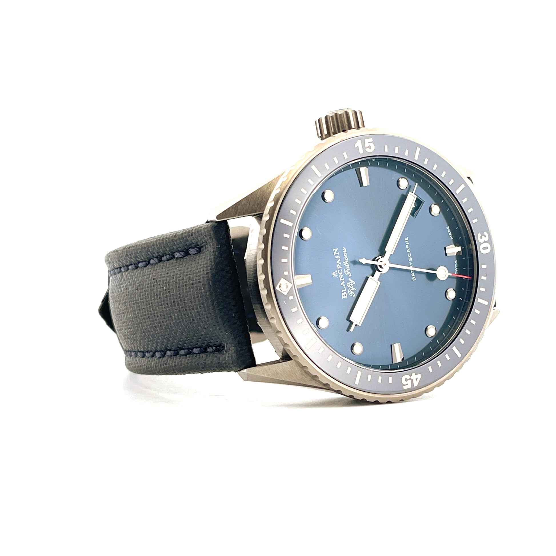 Blancpain - Fifty Fathoms Bathyscaphe Ceramic Blue - Juwelier Spliedt