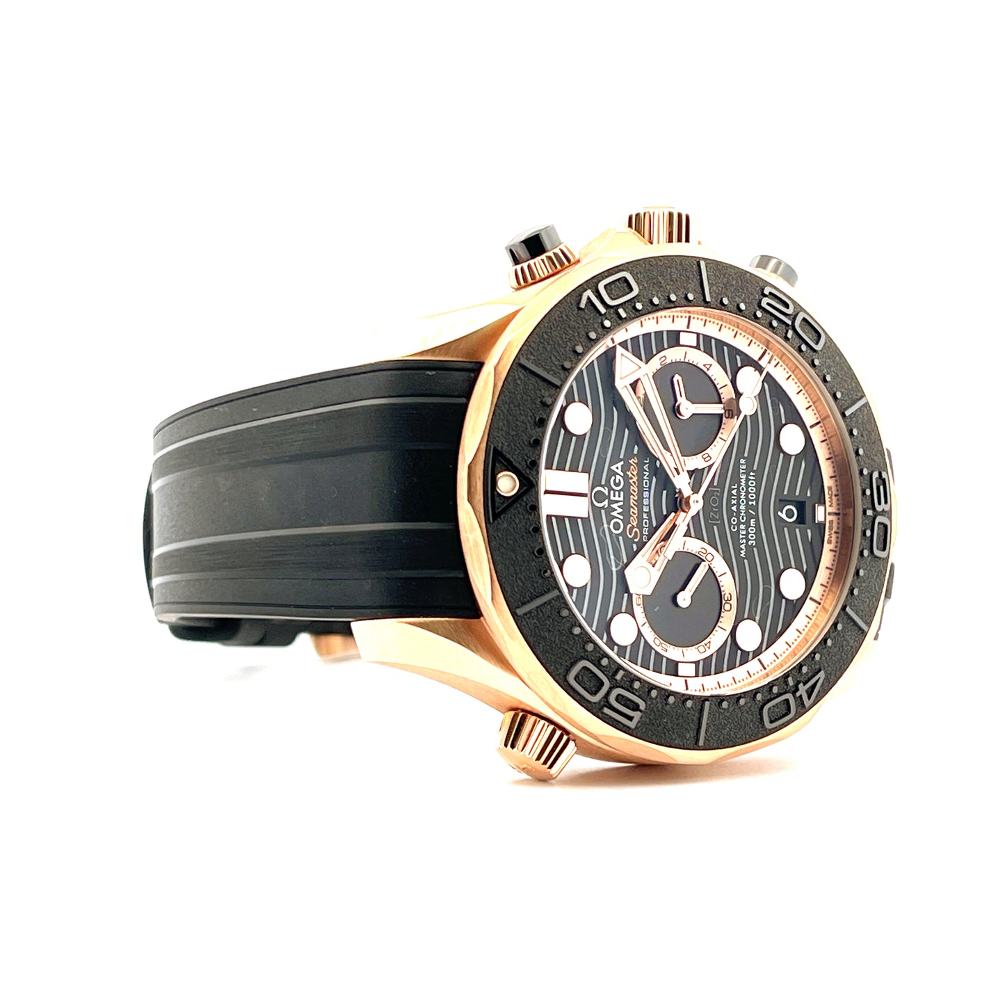 Omega - Omega Seamaster Diver Master Chronometer Chronograph Roségold - Juwelier Spliedt