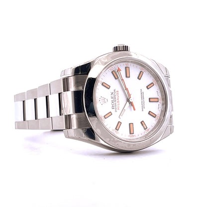 Rolex - Rolex Milgauss White NOS 2012 - Juwelier Spliedt