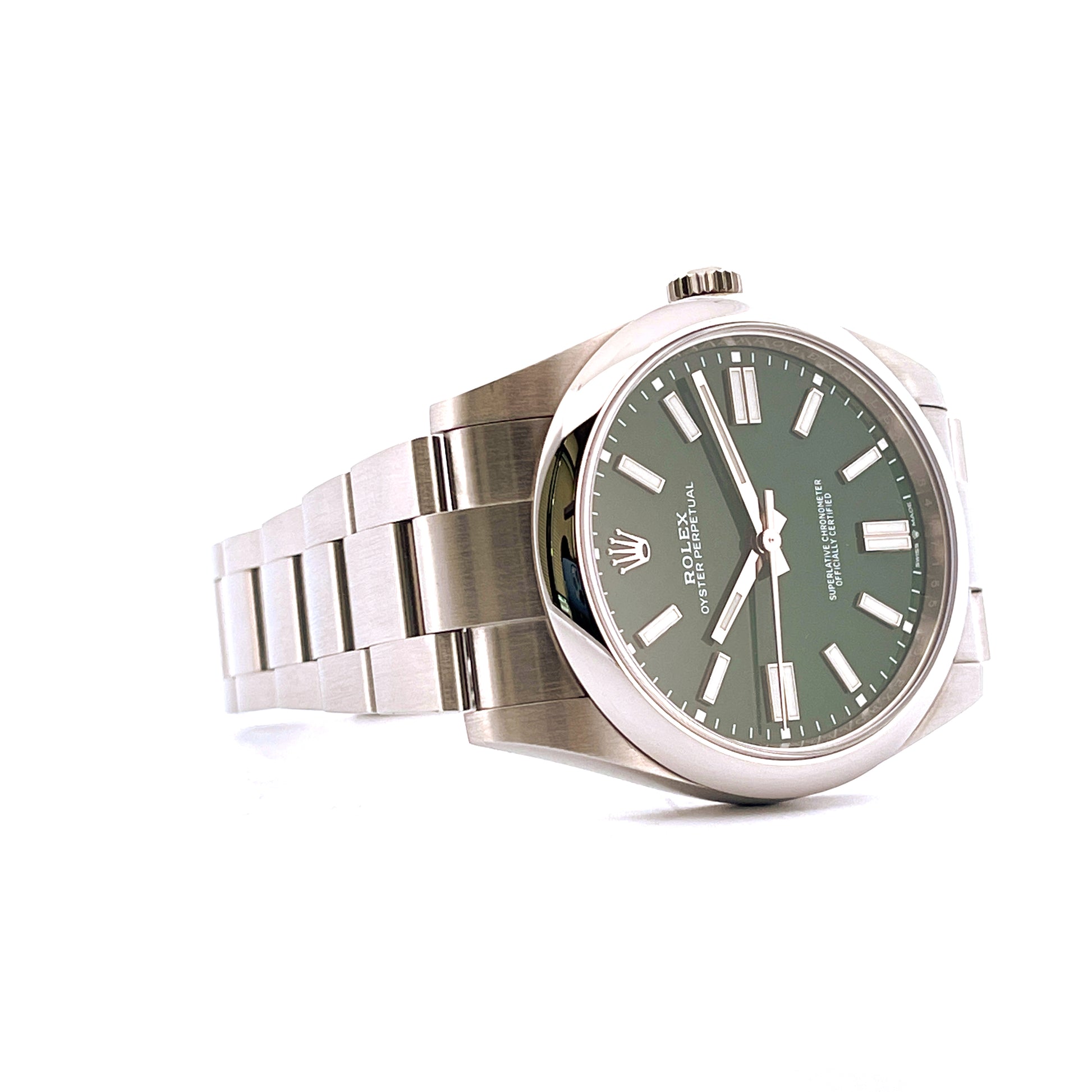 Rolex - Oyster Perpetual 41 Green - Juwelier Spliedt