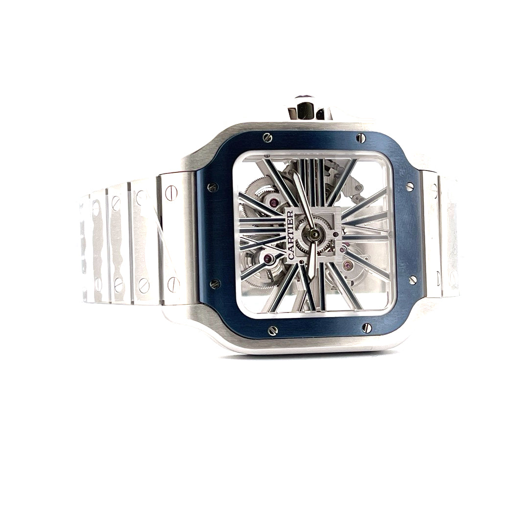 Skeleton cartier watch sale